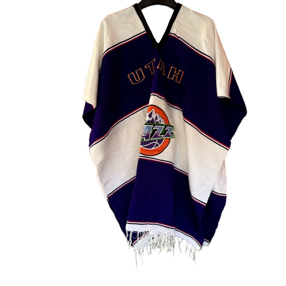 Utah jazz poncho blanket